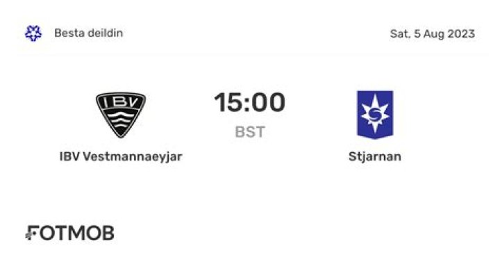 Fan Sentiment & Community Verdict: Stjarnan Garðabær vs ÍBV Vestmannaeyjar – Besta deild karla 2026 Poll Results